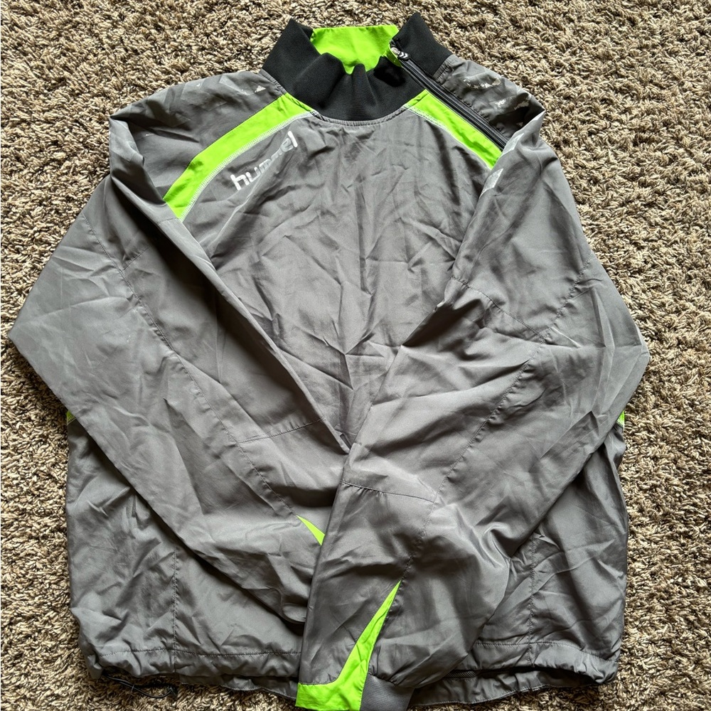 Vintage Hummel Turtleneck/Mock Neck pullover Windbreaker